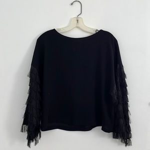 H&M Women’s Feather Sleeve Blouse